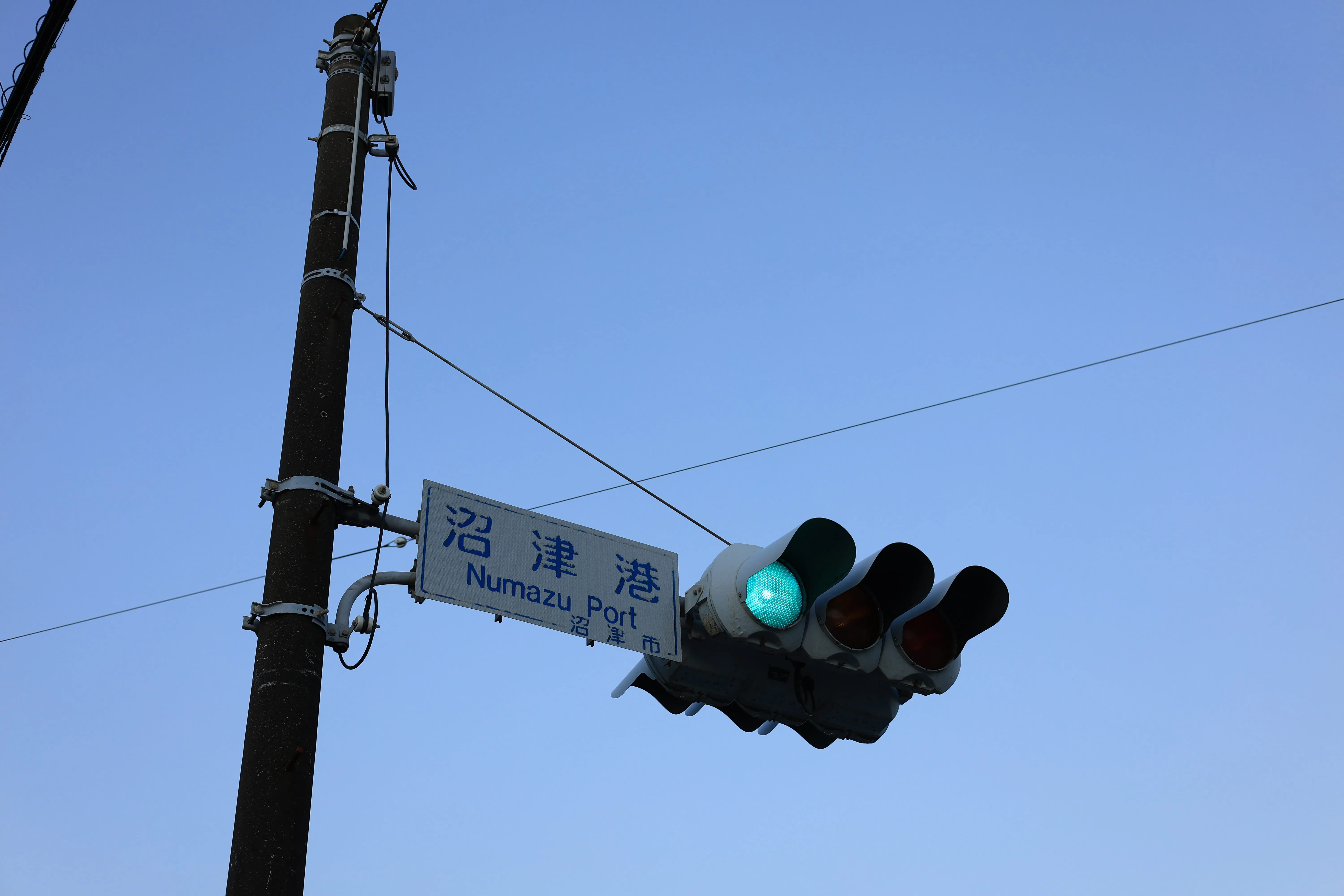 沼津港の交差点